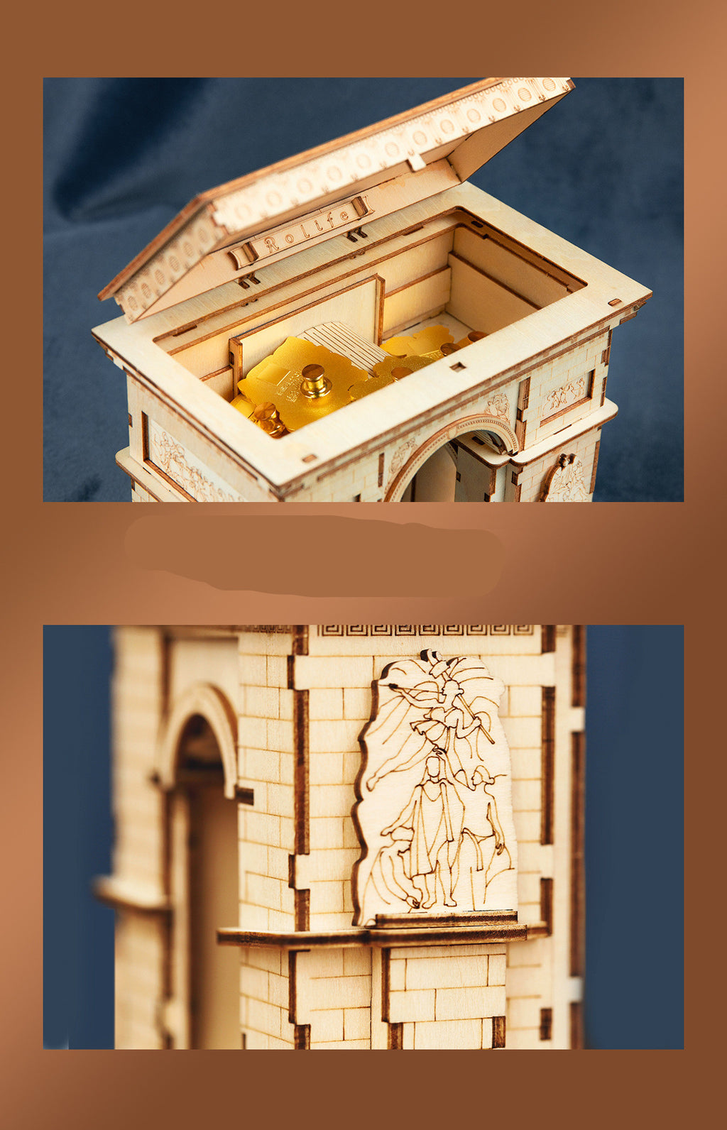 DIY handmade 3d three-dimensional puzzle