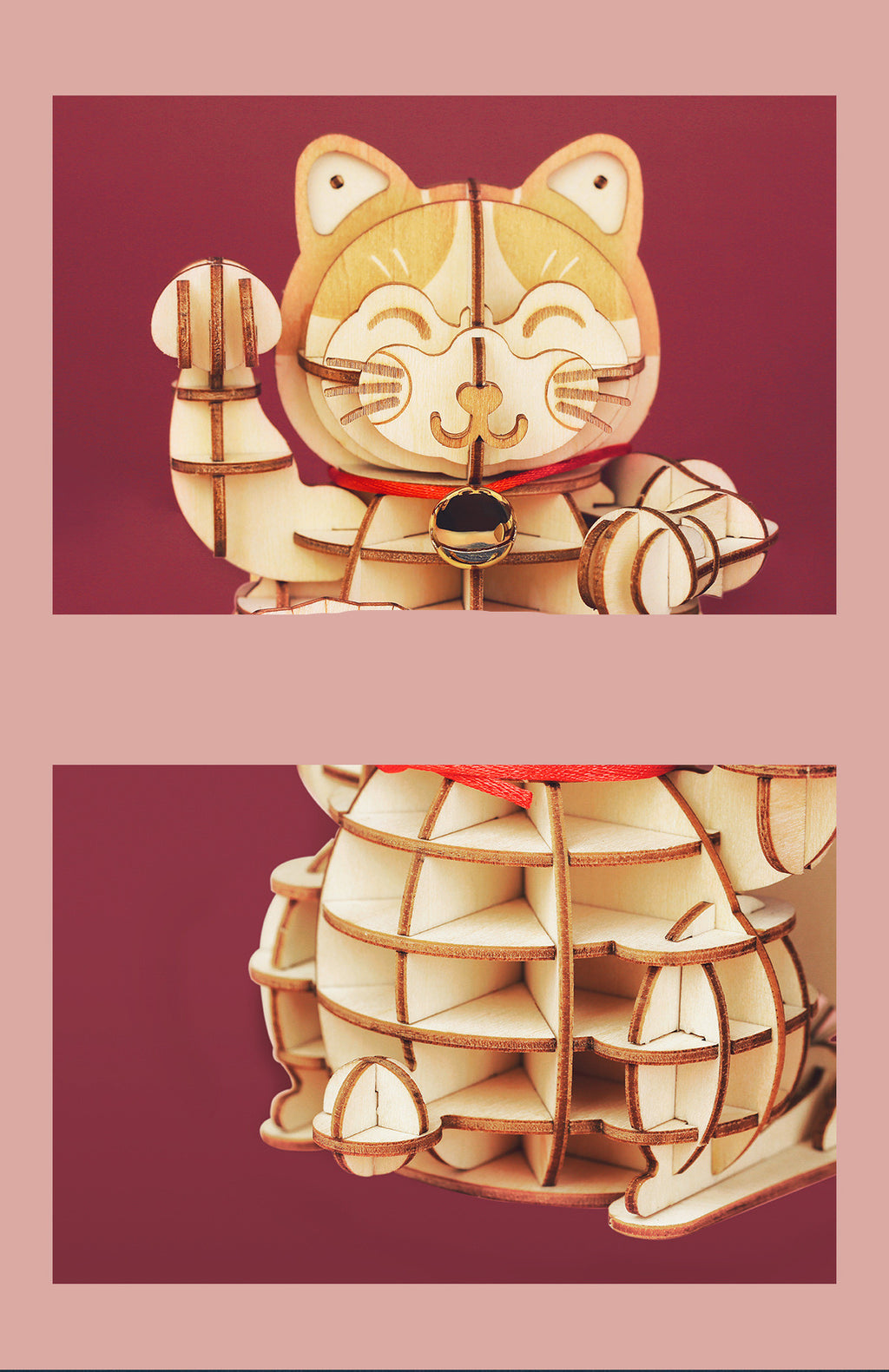 DIY handmade 3d three-dimensional puzzle