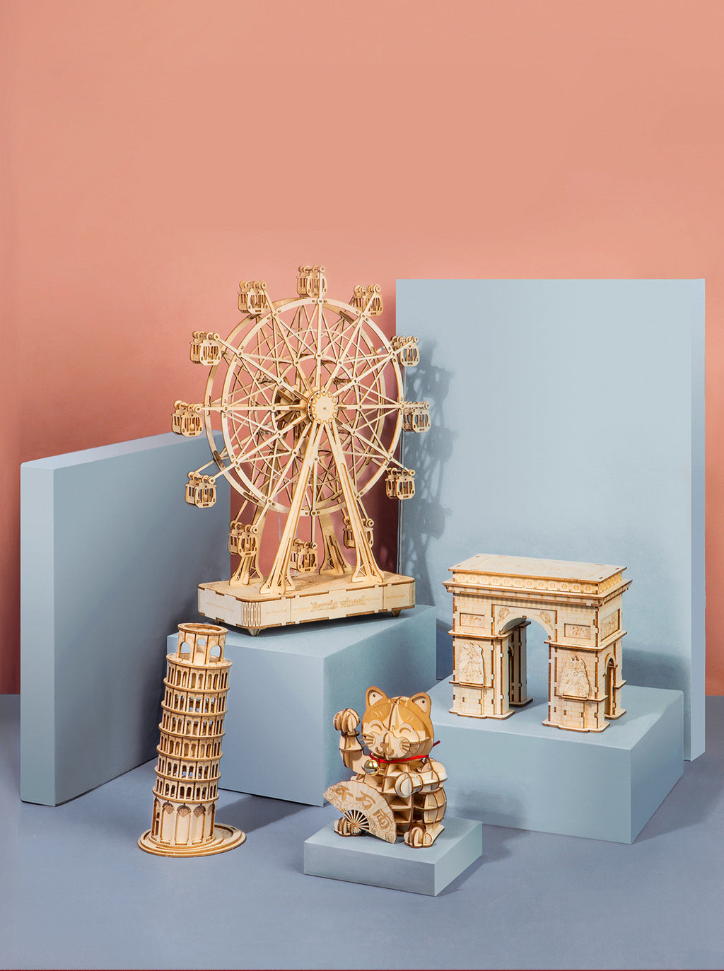 DIY handmade 3d three-dimensional puzzle