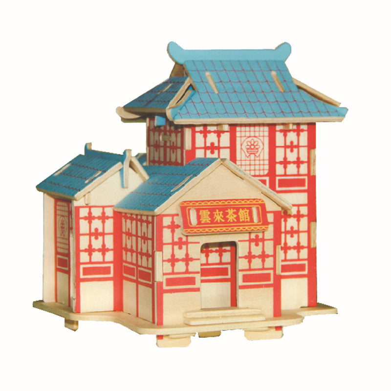 DIY Wooden Hand Puzzle Children's Educational Toys