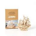 3D Three-dimensional Linden Wood Children's Puzzle Toys